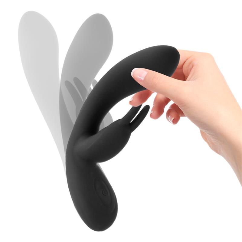 NOIR Vibrador rabbit de silicona (2)