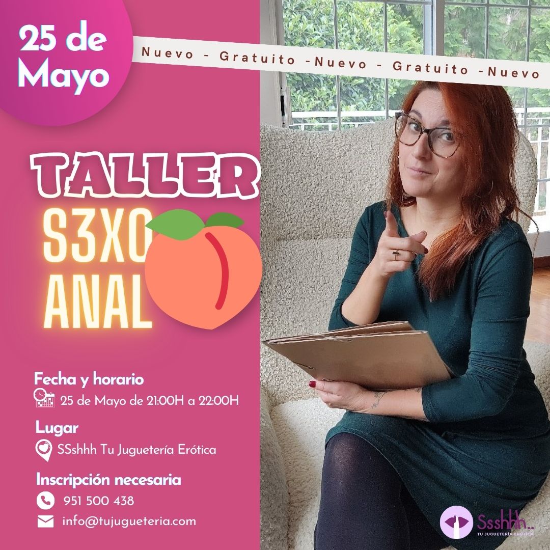 Taller SEXO ANAL tujugueteriaerotica