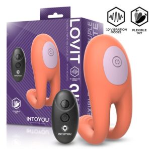 INTOYOU Lovit Vibrador de Pareja Flexible con Control Remote